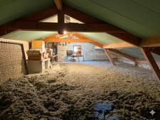 Maison de 162 m² avec séjour de 65 m², 5 chambres, 2 granges et vue nature – Manglieu