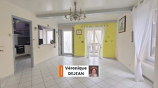 Maison de bourg de 96 m² habitable, 3 chambres, garage, terrasse, 174 000€