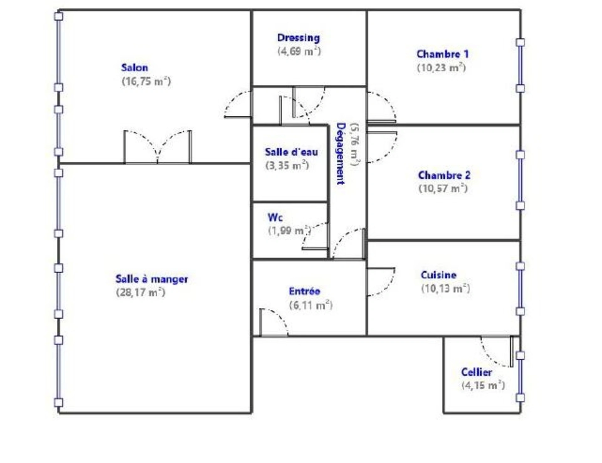 Appartement 4 pièces 102 m² · à Clermont Ferrand · 102 m² · 255 000 €