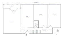NEUVILLE SUR SAONE (69) -DUPLEX 123 m², 4 chambres, Dernier étage avec asc, Vue dégagée, DPE C 