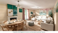 À VENDRE – MAISON FAMILIALE NON MITOYENNE – CHESSY BOURG – 4 CHAMBRES – JARDIN 518 m²