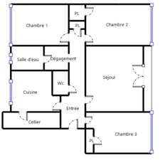 Appartement 4 pièces 68m²