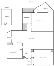Appartement 4 pièces 86m²