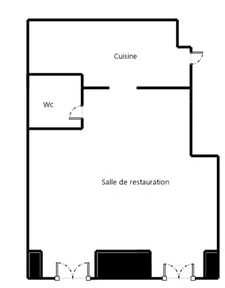 Local commercial 60m² + 70m² de sous-sol