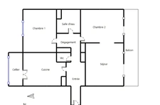 Appartement 3 pièces 84m²