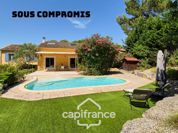 Dpt Gard (30), à vendre SAINT GENIES DE COMOLAS maison P6  155m²-terrain 1476m² 