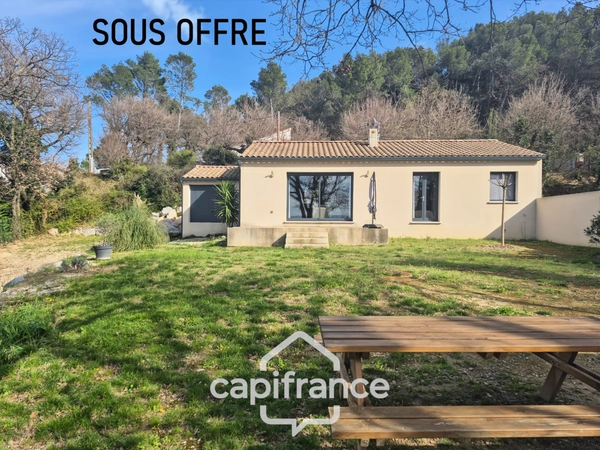 Maison à vendre 5 pièces 102m² SAINT GENIES DE COMOLAS (30) avec belle vue, au calme-terrain 943m²