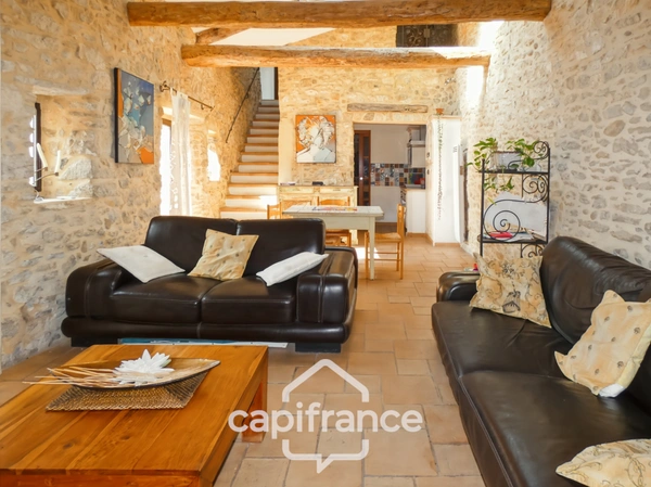 Laudun-maison de village 90m² avec cour et terrasse  