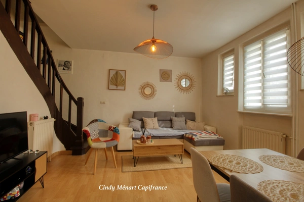 Dpt Moselle (57), à louer ZIMMING maison P4 de 62,98 m²  avec garage et jardin 
