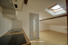 Dpt Moselle (57), à louer BOUZONVILLE appartement T2 sous combles avec cuisine équipée