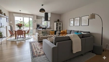 Vezin-le-Coquet – T4 calme et lumineux avec agréable balcon - parquet -parking en sous-sol sécurisé