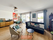 Rennes Sud-Gare / Sainte-Thérèse – T4 traversant avec deux loggias, jardin partagé et garage