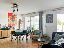 Rennes Sud-Gare / Saint-Thérèse – T4 traversant avec deux loggias, jardin partagé et garage