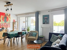 Rennes Sud-Gare / Saint-Thérèse – T4 traversant avec deux loggias, jardin partagé et garage