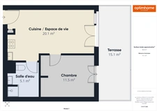 CASTELNAU-LE-LEZ (34) – T2 RÉCENT AVEC GRANDE TERRASSE ET GARAGE FERMÉ