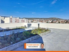 T2 NEUF avec terrasse plein sud – Garage – Ascenseur – Terrasse partagée vue panoramique