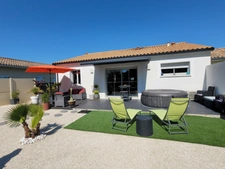 Maison à vendre 5 pièces 90 m2 a GAILLAN EN MEDOC (33) avec jardin intime