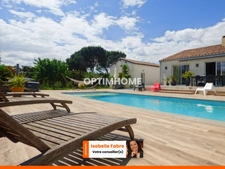 MAGNIFIQUE MAISON DE PLAIN-PIED, 4 CHAMBRES, PISCINE, GARAGE, sur parcelle de 1024m2
