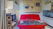 Studio avec coin montagne et balcon proche pistes 
