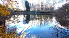 Terrain de 4 445,00 m²  avec étang à MEZIERES SUR OISE (02)