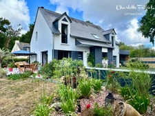 Maison contemporaine avec jardin paysagé à Pleurtuit