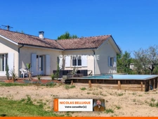 Maison de plain pied avec piscine 