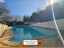 Maison en pierre rénovée avec piscine et appartement indépendant