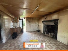Maison 3 pièces - 52 m² - Terrain 6 900 m² avec mare - SAINT AOUT (36) - 22 000 €