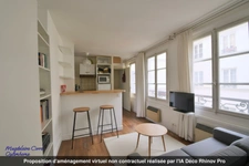 Proximité Place des Vosges - Studio lumineux au calme – Cour pavée