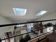 à vendre!! Maison d'architecte de plain pied  3 chambres avec sous-sol semi enterré