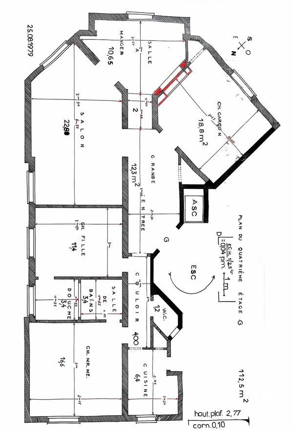 Appartement à vendre 5 pièces PARIS 17EME ARRONDISSEMENT (75)