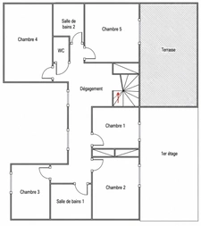 Dpt Yvelines (78), for sale SAINT GERMAIN EN LAYE house P8 of 172.25 m² with private garden