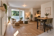 Appartement à vendre 3 pièces NANTES (44) T3 avec grand balcon – Vue verdoyante – 2 stationnements