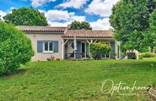 Plain-pied 3 chambres avec jardin clos au calme