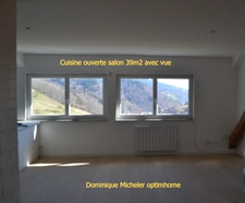 Appartement à vendre 4 pièces 106M2 "AVEC SUPERBE VUE VALLEE " LE BONHOMME (68)