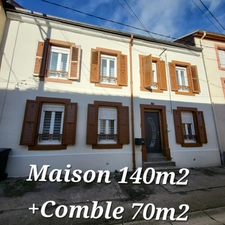 Maison à vendre 7 pièces rénovées + combles RAON L'ETAPE (88)