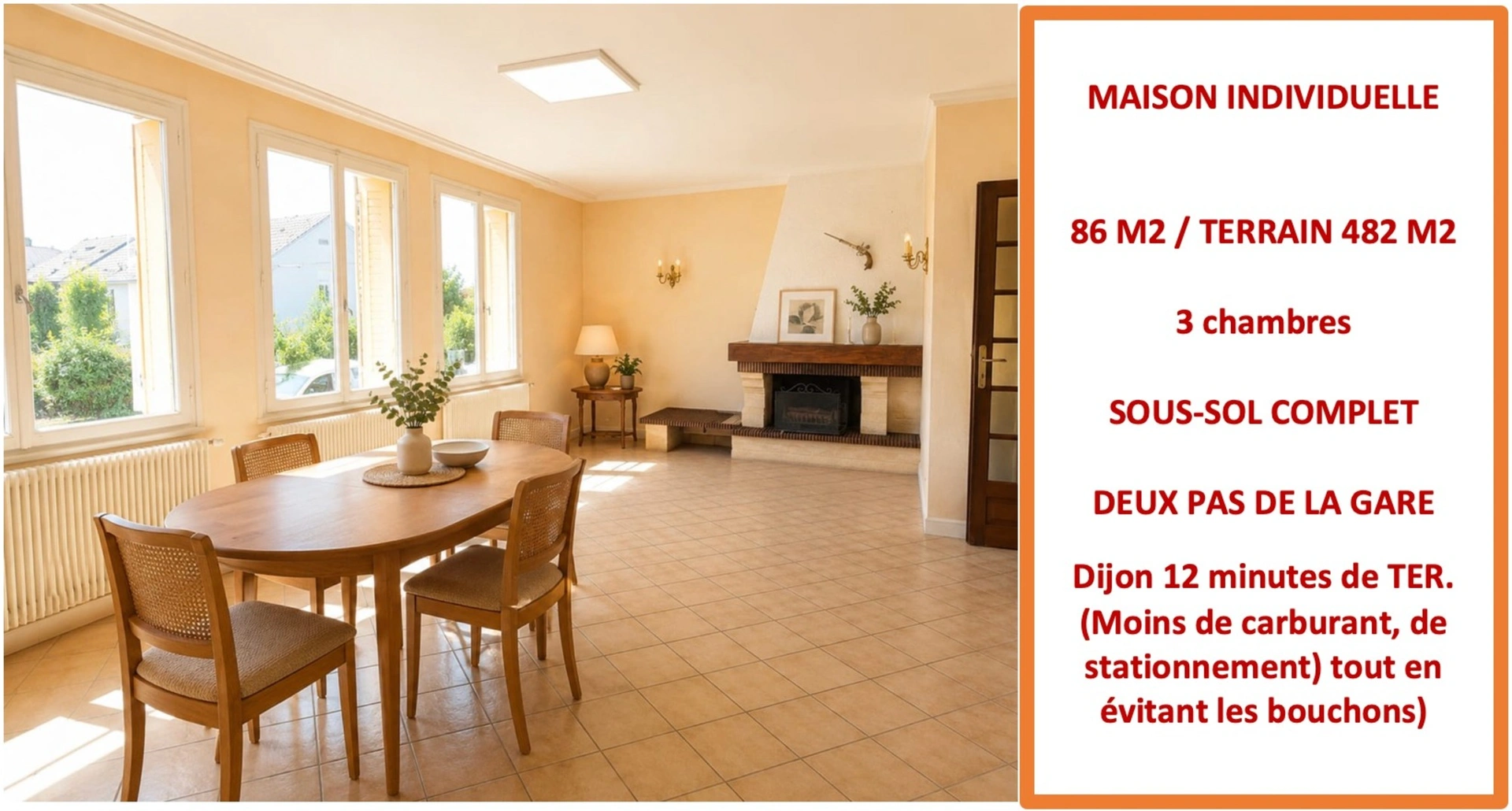 Maison 5 pièces 86 m² · à Genlis · 86 m² · 169 000 €