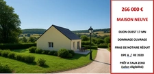 Dijon-Ouest 17 mn Maison neuve haut de gamme 105 m2, Direct promoteur – Frais de notaire réduits, dommage ouvrage