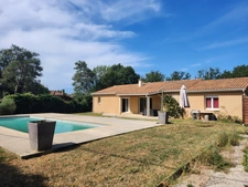 Maison de plain-pied avec piscine sur Montignac-Lascaux