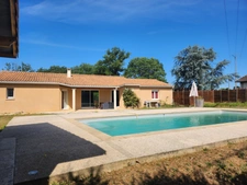 Maison de plain-pied avec piscine sur Montignac-Lascaux