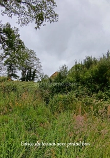Terrain de loisirs de 2 300 M2 avec ancienne dépendance – Zone agricole – Crédin