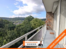 Appartement à vendre 3 pièces avec balcon DARNETAL (76) avec vue imprenable sur la côte de Waddington