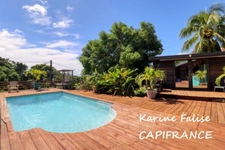 A vendre SAINTE LUCE (972) - Villa T4 avec piscine, bungalow et appartement T3 proche plage