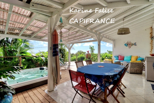 Villa créole T4 avec vue mer – Saint-Luce