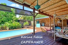 A vendre SAINTE LUCE (972) - Villa T4 avec piscine, bungalow et appartement T3 proche plage