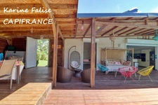 A vendre SAINTE LUCE (972) - Villa T4 avec piscine, bungalow et appartement T3 proche plage