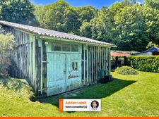 Maison 3 chambres, 1 bureau, grand jardin, très bon état
