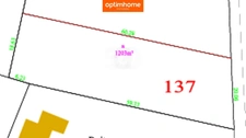 Terrain de 1 200 m², à deux pas du centre