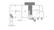 LEMBERG (57) - Detached single-storey house requiring no work, 130 m² living space - Full basement - Garage - Outbuildings - Garden 