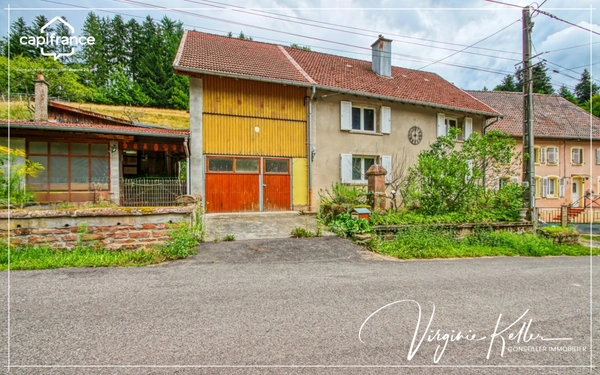 ABRESCHVILLER (57) - Vente à terme libre - Maison à rénover au cœur de la nature - Dépendances - Terrain 3370 m²